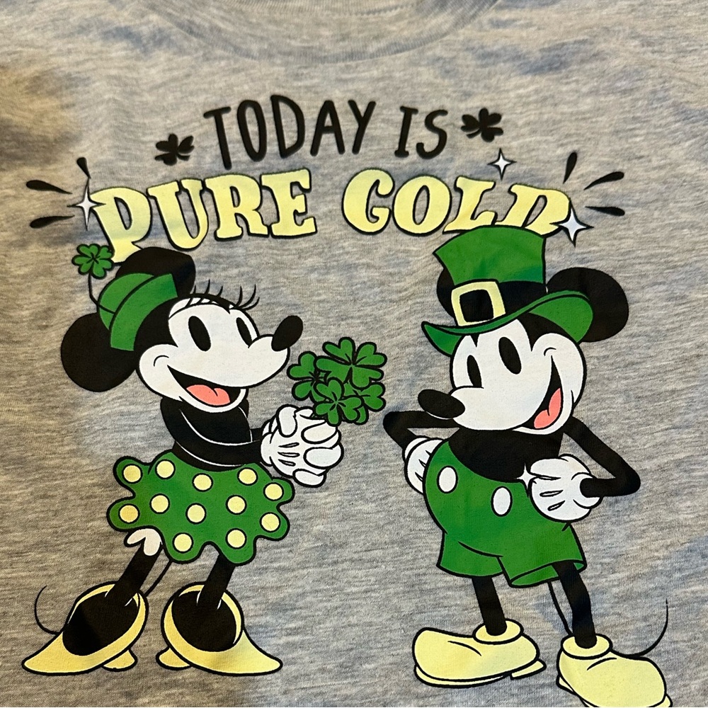 Minnie Mouse long‎ sleeve shirt unisex NWT